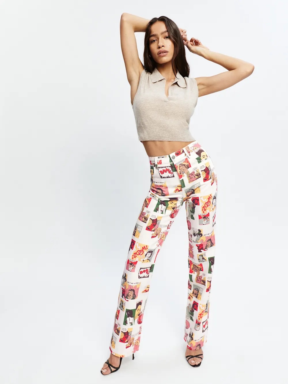 Reformation Comic High Rise Straight Long Jeans